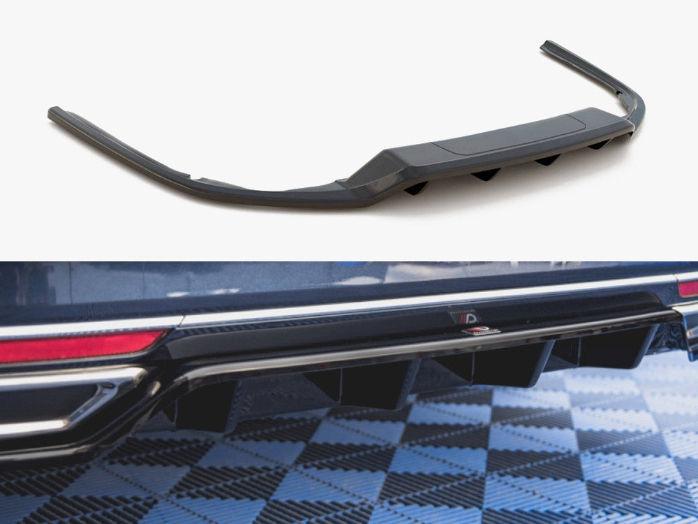 MAXTON DESIGN REAR SPLITTER VERTICAL BARS VOLKSWAGEN PASSAT B8 — photo 1