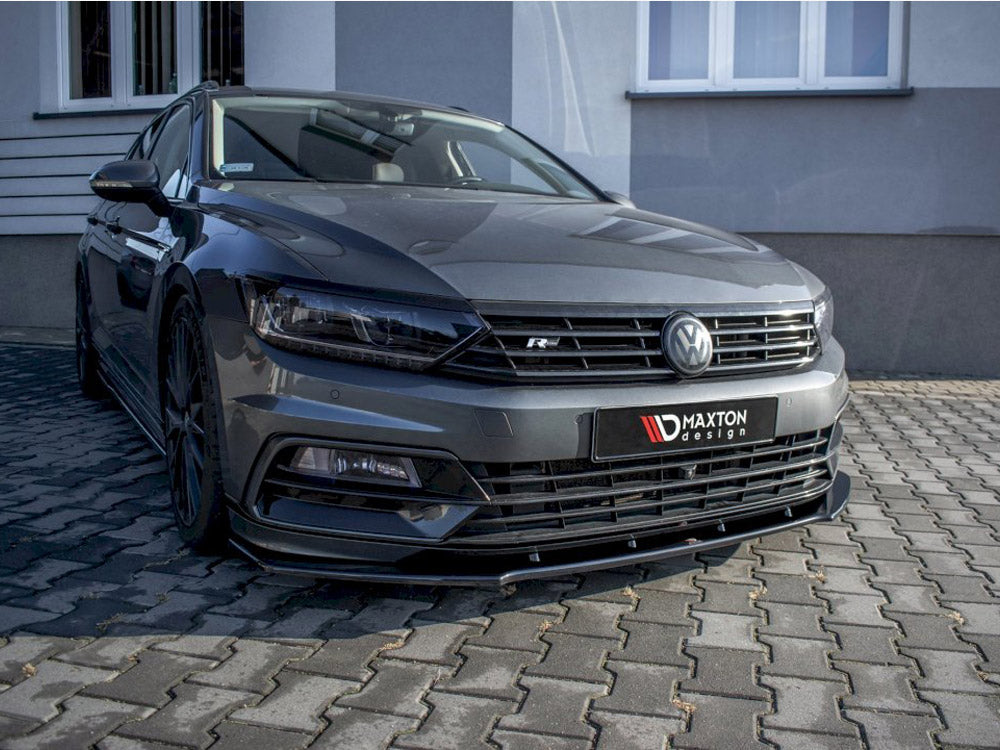 MAXTON DESIGN FRONT SPLITTER V.1 VOLKSWAGEN PASSAT R-LINE B8 — photo 2