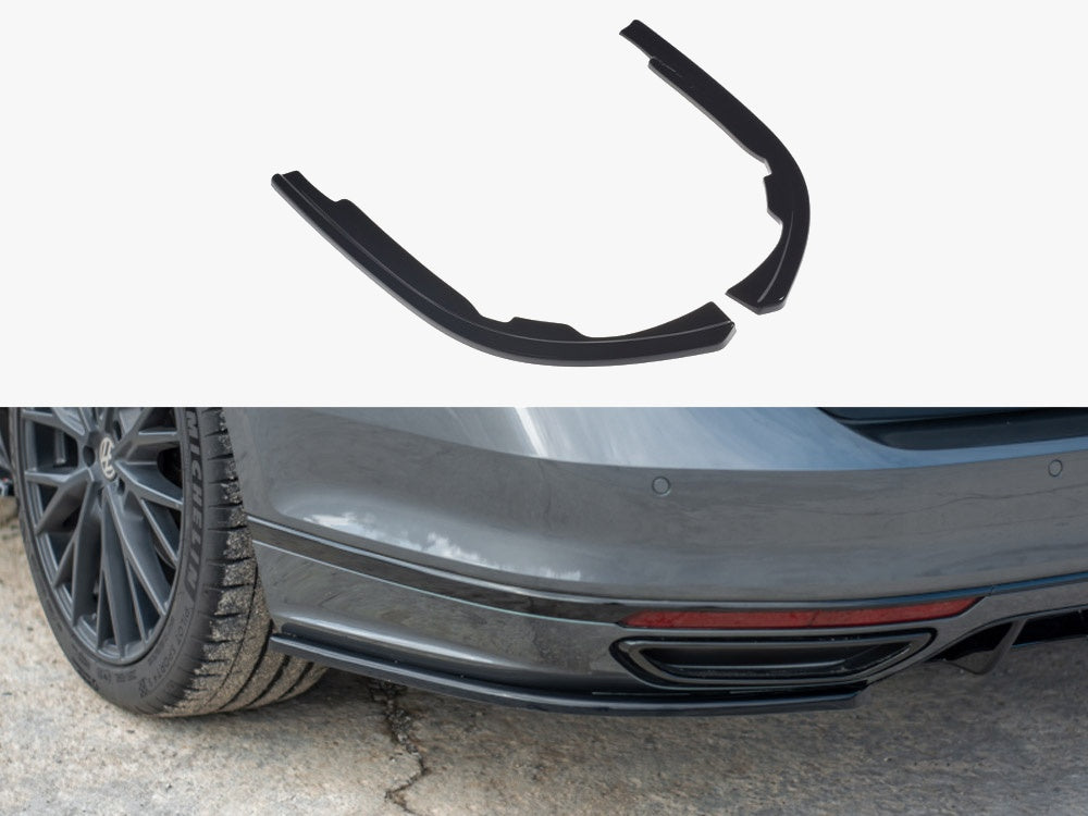 MAXTON DESIGN REAR SIDE SPLITTERS VOLKSWAGEN PASSAT R-LINE B8 — photo 1