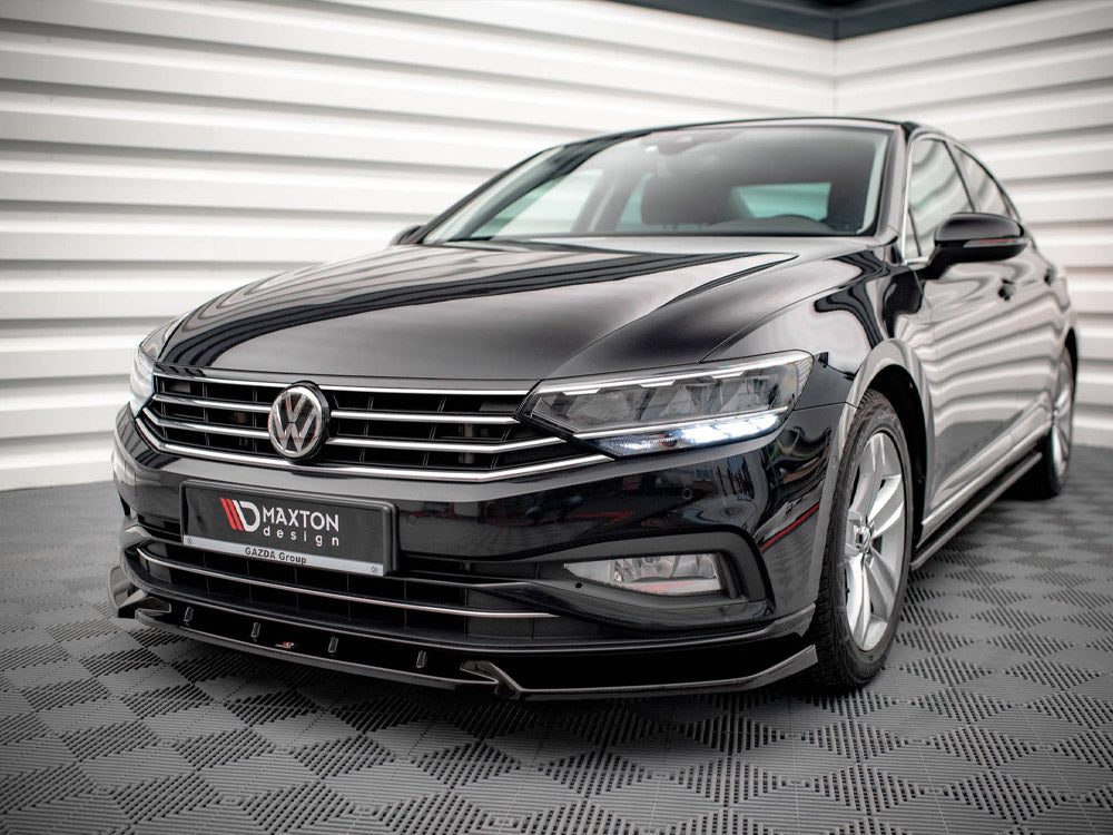 MAXTON DESIGN FRONT SPLITTER V.2 VW PASSAT B8 FACELIFT — photo 2