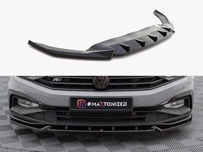 MAXTON DESIGN FRONT SPLITTER V.1 VOLKSWAGEN PASSAT R-LINE B8 FACELIFT — photo 1