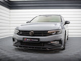 MAXTON DESIGN FRONT SPLITTER V.1 VOLKSWAGEN PASSAT R-LINE B8 FACELIFT — photo 2