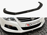 Maxton Design Front Splitter VW Passat CC R36 R-Line 2008-2012 — photo 1