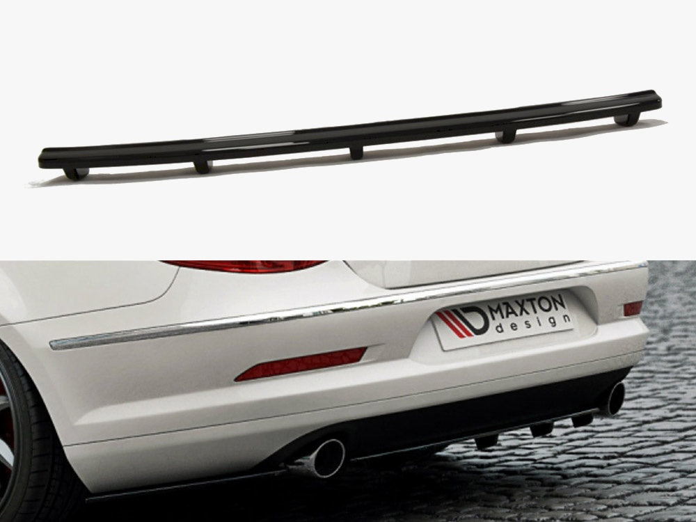 Maxton Design Rear Splitter with Vertical Bars VW Passat CC R36 R-Line 2008-2012 — photo 1