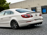 Maxton Design Rear Splitter with Vertical Bars VW Passat CC R36 R-Line 2008-2012 — photo 2
