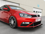 Maxton Design Front Racing Splitter - Volkswagen Polo GTI Mk5 Facelift 2014-2017 — photo 3