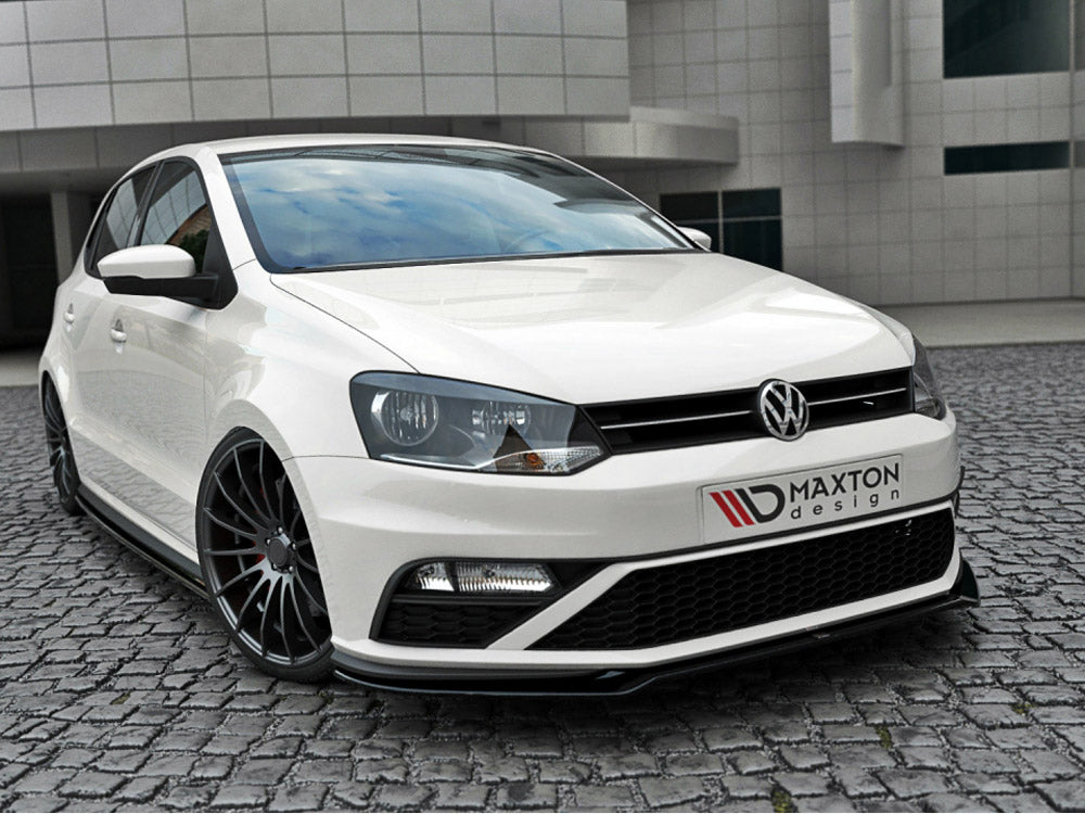Maxton Design Front Splitter V.2 - Volkswagen Polo GTI Mk5 Facelift 2014-2017 — photo 2
