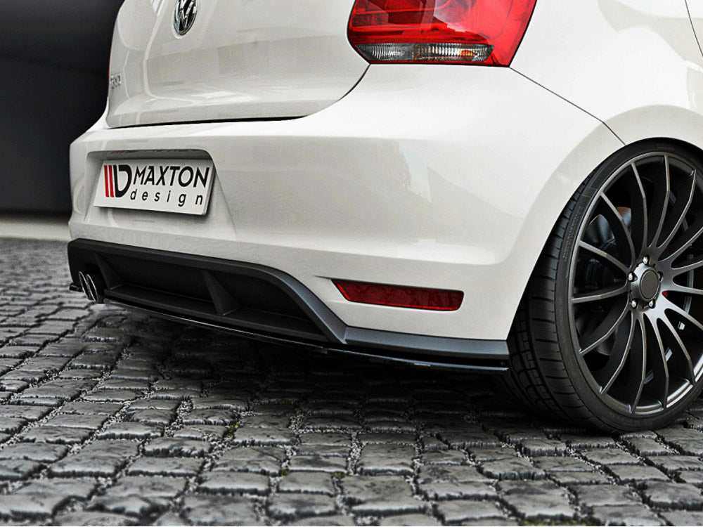 Maxton Design Rear Splitter - Volkswagen Polo GTI Mk5 Facelift 2014-2017 — photo 2