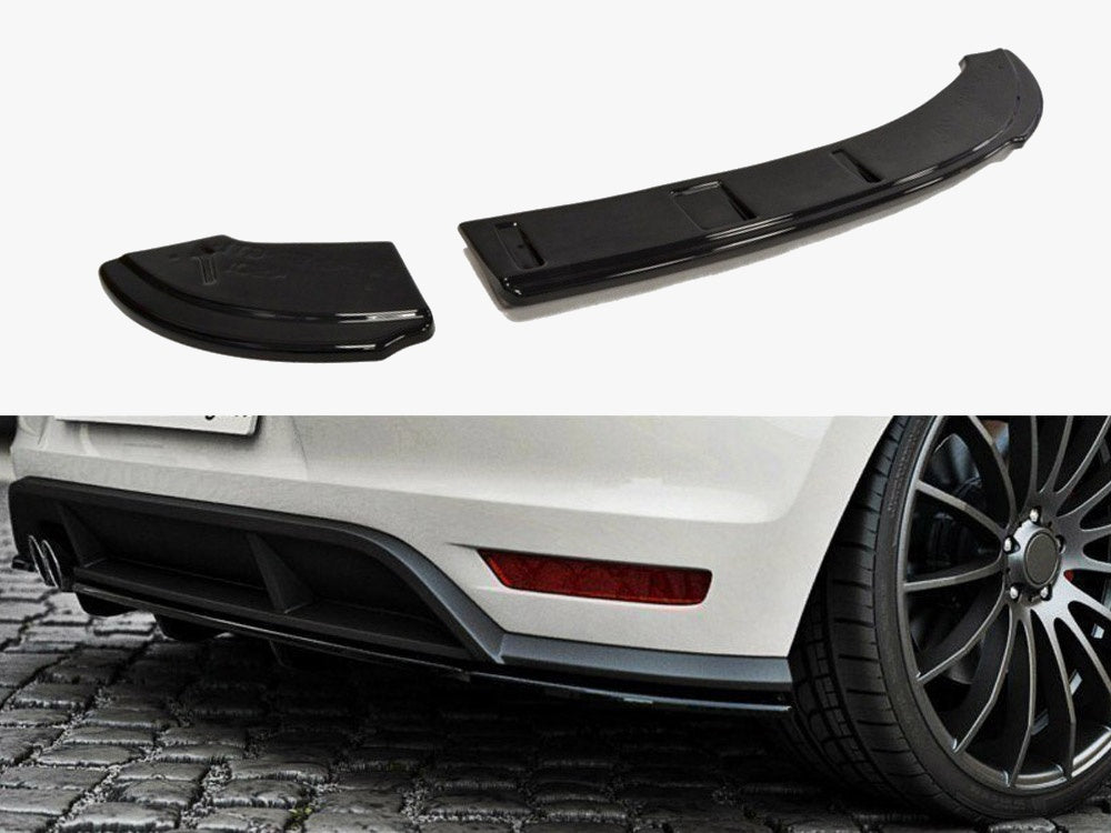 Maxton Design Volkswagen Polo GTI Mk5 Facelift Rear Splitter Vertical Bars 2014-2017 — photo 1