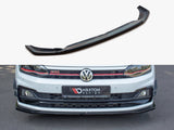Maxton Design Volkswagen Polo GTI / R-Line Mk6 Front Splitter V.2 2017-2021 — photo 1