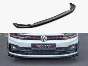 Maxton Design Volkswagen Polo GTI / R-Line Mk6 Front Splitter V.2 2017-2021 — photo 1