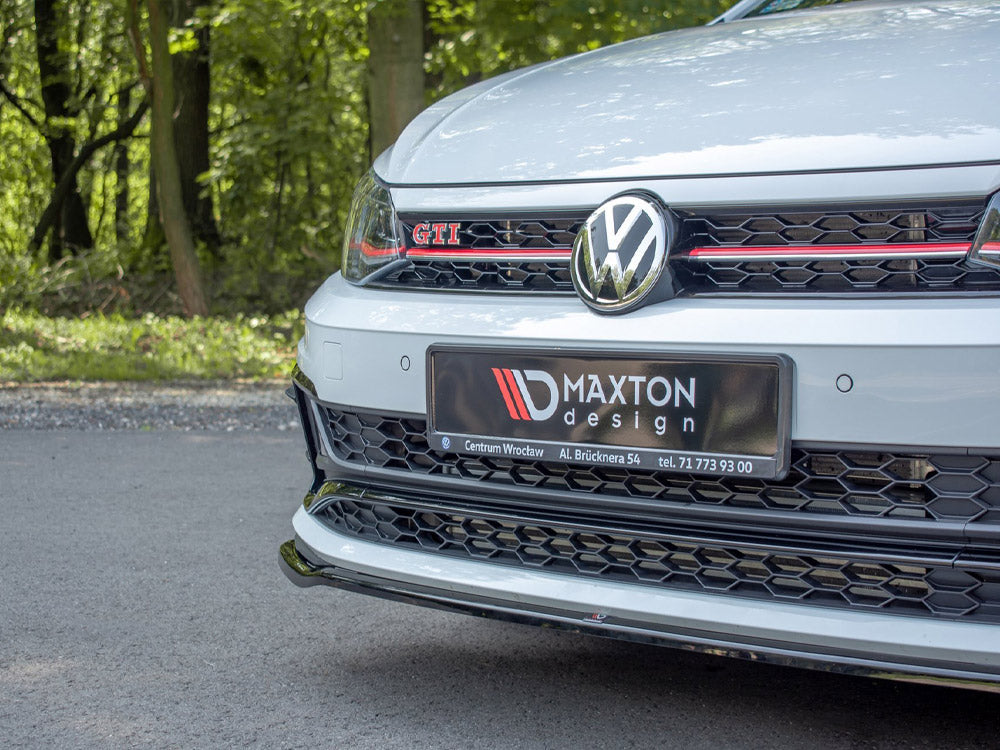 Maxton Design Volkswagen Polo GTI / R-Line Mk6 Front Splitter V.2 2017-2021 — photo 4