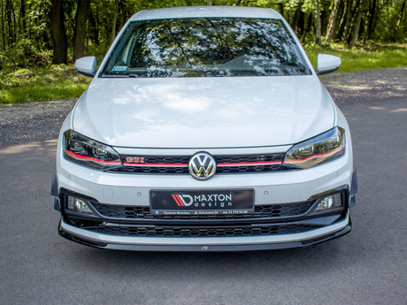 MAXTON DESIGN FRONT SPLITTER V.3 VOLKSWAGEN POLO GTI / R-LINE MK6 — photo 2