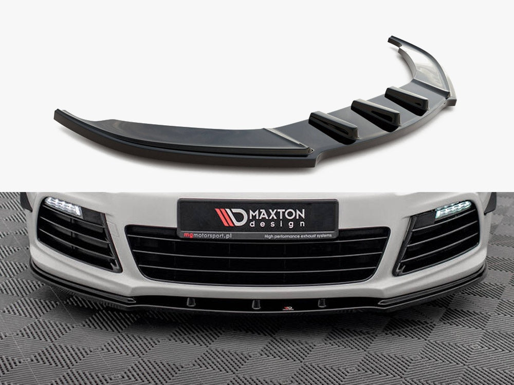MAXTON DESIGN FRONT SPLITTER V.1 VOLKSWAGEN SCIROCCO R MK3 — photo 1