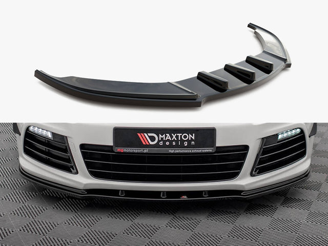 MAXTON DESIGN FRONT SPLITTER V.1 VOLKSWAGEN SCIROCCO R MK3 — photo 1