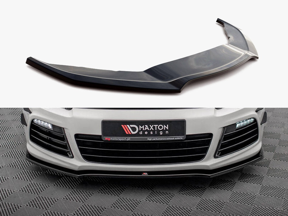 MAXTON DESIGN FRONT SPLITTER V.2 VOLKSWAGEN SCIROCCO R MK3 — photo 1