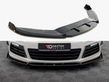 Maxton Design Volkswagen Scirocco R Mk3 Front Splitter V.3 + Flaps 2008-2014 — photo 1
