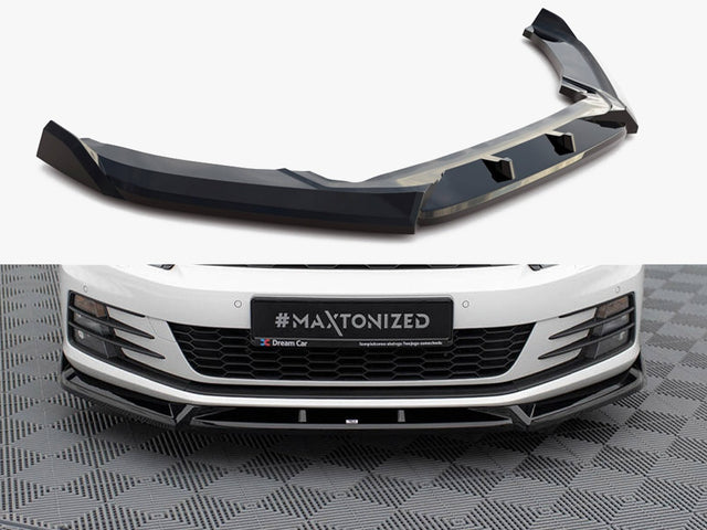 Maxton Design Volkswagen Scirocco Mk3 Facelift Front Splitter V.2 2014-2017 — photo 1