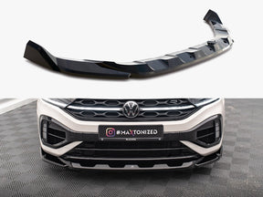 MAXTON DESIGN FRONT SPLITTER V.2 VOLKSWAGEN T-ROC R / R-LINE MK1 FACELIFT — photo 1