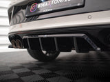 MAXTON DESIGN REAR SPLITTER (VERTICAL BARS) VOLKSWAGEN T-ROC R / R-LINE MK1 FACELIFT — photo 5