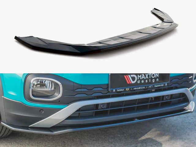 MAXTON DESIGN FRONT SPLITTER VOLKSWAGEN T-CROSS — photo 1