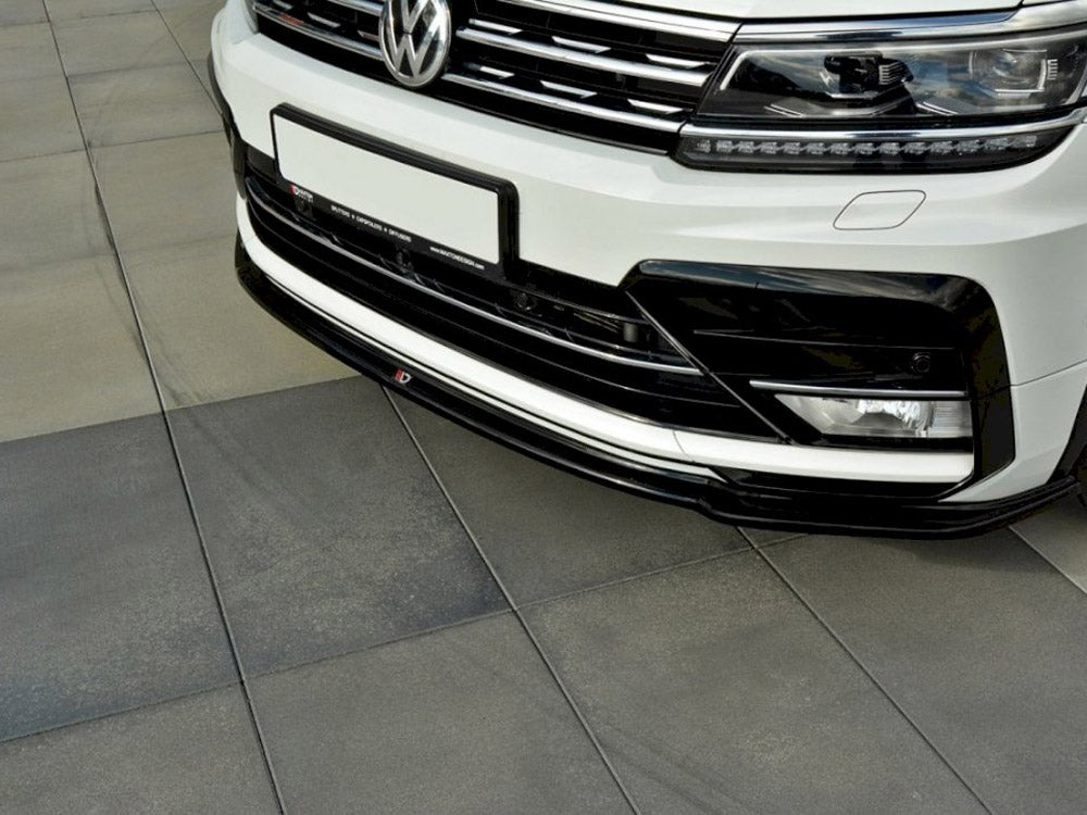 Maxton Design Front Splitter V.1 VW Tiguan Mk2 R-Line 2015-2019 — photo 2