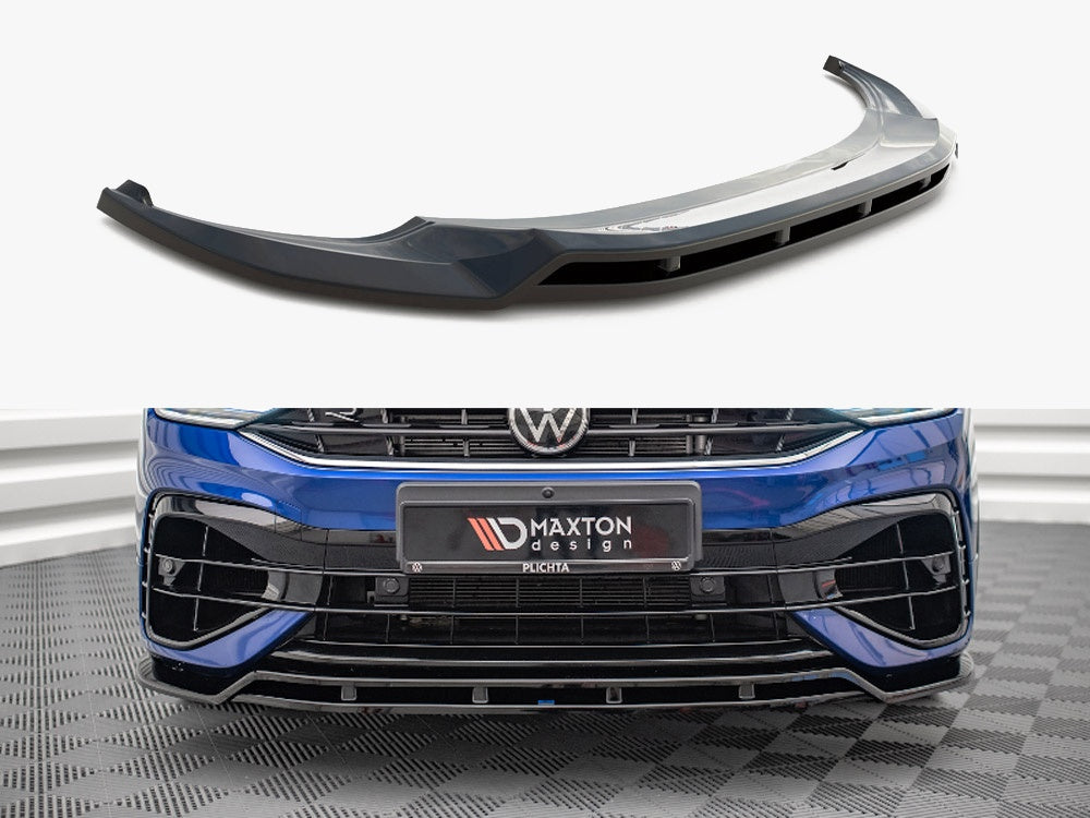 MAXTON DESIGN FRONT SPLITTER V.1 VW TIGUAN R / R-LINE MK2 FACELIFT — photo 1