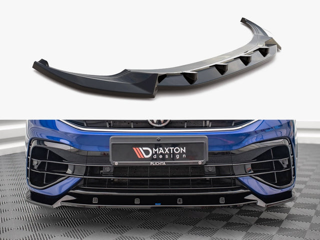 MAXTON DESIGN FRONT SPLITTER V.2 VW TIGUAN R MK2 FACELIFT — photo 1
