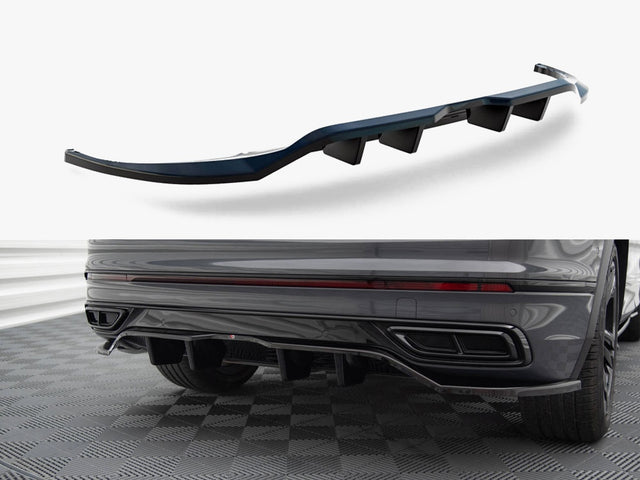 MAXTON DESIGN REAR SPLITTER VERTICAL BARS VOLKSWAGEN TIGUAN R-LINE MK2 FACELIFT — photo 1