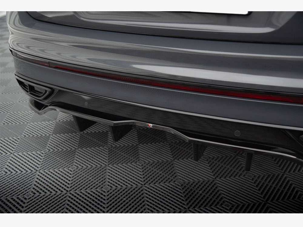 MAXTON DESIGN REAR SPLITTER VERTICAL BARS VOLKSWAGEN TIGUAN R-LINE MK2 FACELIFT — photo 5