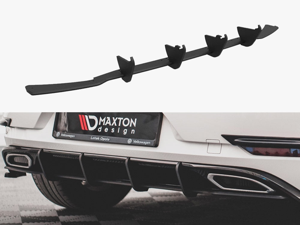 MAXTON DESIGN STREET PRO REAR DIFFUSER VOLKSWAGEN GOLF R-LINE MK 7 FACELIFT — photo 1