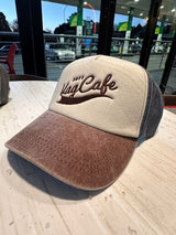 VAG CAFE Vintage Logo Cap – Navy/Stone/Chocolate