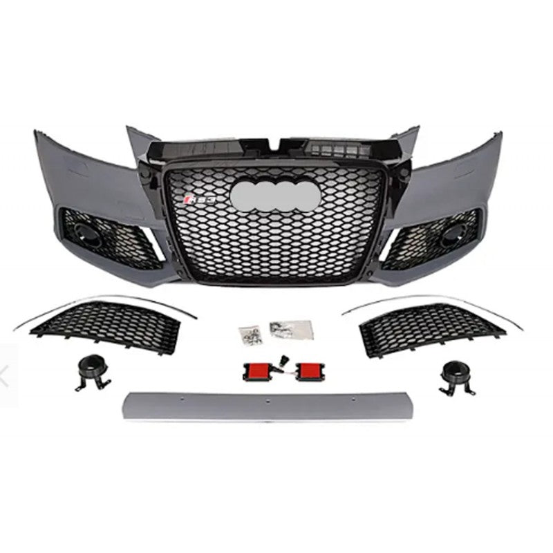 A3 8P2 09-12 RS style front bumper w/badge
