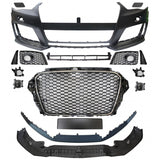A3 8V1 13-16 RS-style front bumper w/foglamp (goodgo)
