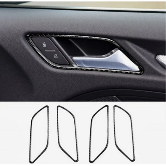 A3 8V1 13-16 Carbon fiber door handle trim cover