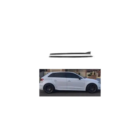 A3 8V 13-20 carbon fiber side skirts