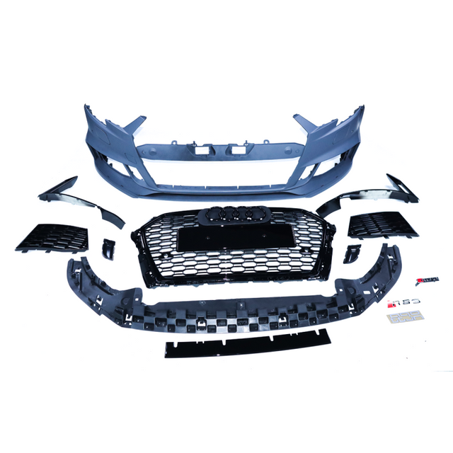 A3 8V2 17-20 Hatch RS style front bumper w/grille