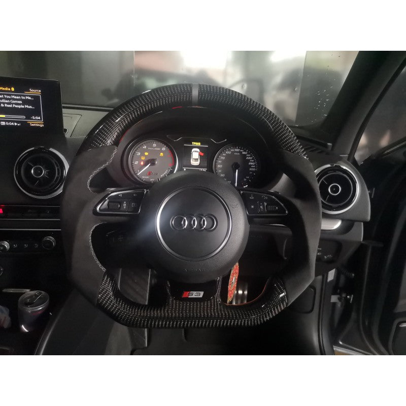 A3 S3 RS3 13-16 OHC carbon fiber steering wheel