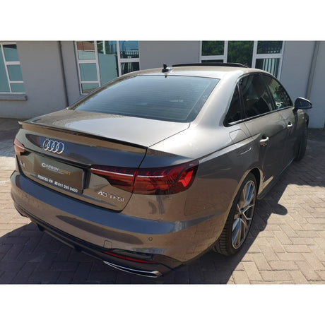A4 B9 16-19 OEM-style gloss black boot spoiler