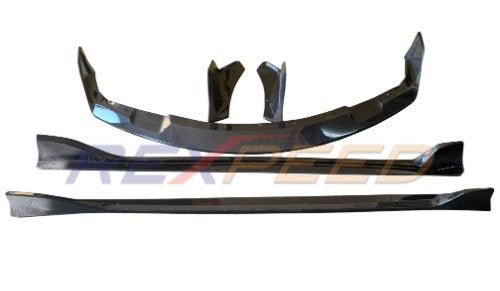 Supra GR 2020+ V3 Carbon Fiber Splitter + Skirts + Rear Bumper Side Spat
