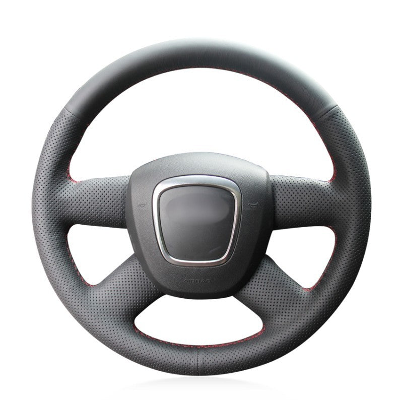 A4 A5 A6 05+ steering wheel suede alcantara DIY kit - Black