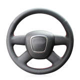 A4 A5 A6 05+ steering wheel suede alcantara DIY kit - Black