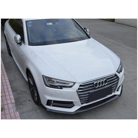 A4 B9 16-19 S-line MX style carbon fiber front lip