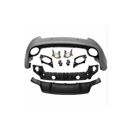 A5 B8 08-11 RS style rear bumper w/tailpipe