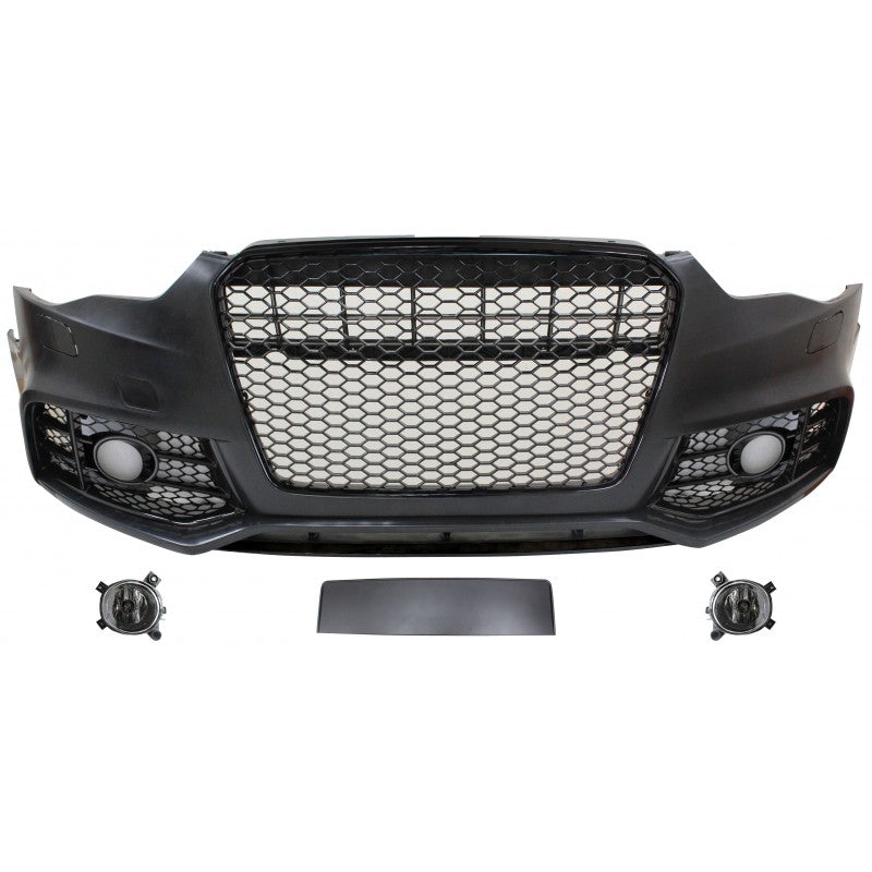 A5 B8.5 12-15 RS front bumper w/grille w/foglamp