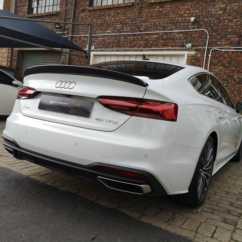 A5 B9 16+ 4D carbon fiber boot spoiler