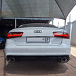 A6 C7 13-16 RS style rear diffuser w/tailpipe