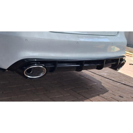 A6 C7 13-16 RS style rear diffuser w/tailpipe