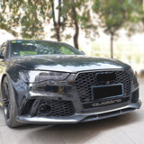 A6 C7.5 16-18 RS style front bumper w/grille