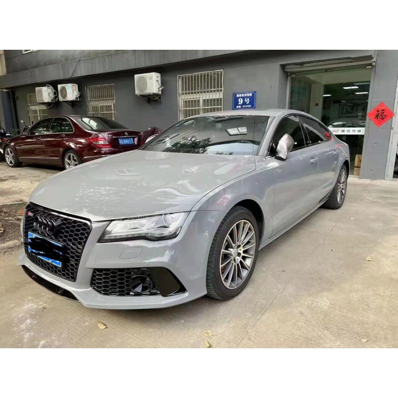 A7 09-15 RS style front bumper w/grille